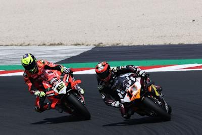 Alvaro Bautista und Sam Lowes