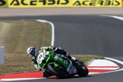 Garett Gerloff auf der Werks-Kawasaki