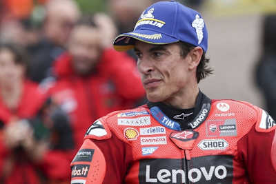 Marc Marquez nach seinem Sprint-Sieg am Sachsenring