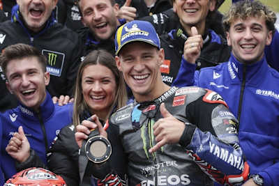 Fabio Quartararo nutzte die Chance für ein Sprint-Podium