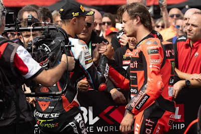 Toprak und Nicolo nach dem Rennen