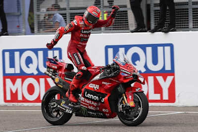 Marc Marquez zeigte sich am Sachsenring in Bestform