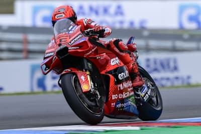 Marc Marquez stürzte in Brünn kurz vor Ende der Qualifying-Session