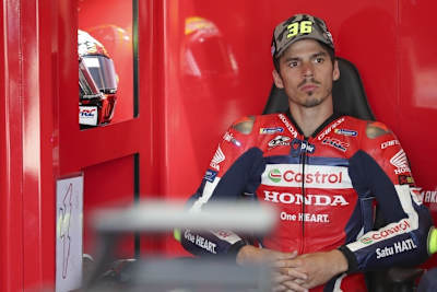 Joan Mir fuhr am Sonntag in Brünn unfallbedingt keine zwei Runden