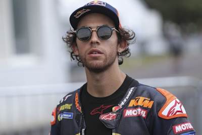 Enea Bastianini lobte das Fahrverhalten seiner KTM RC16