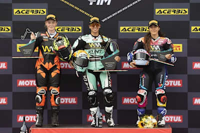 Chloe Jones, Maria Herrera und Beatriz Neila (v.l.)