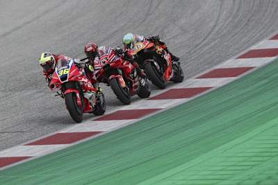 Knapp: Honda-Werksfahrer Joan Mir vor Pecco Bagnaia (Ducati) und Brad Binder (KTM)