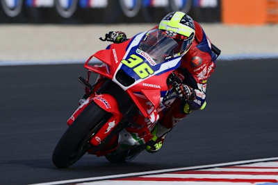 Superschnell im ersten Sektor: Honda-Pilot Mir (7.)