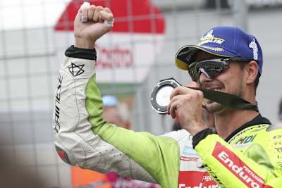 Fabio Di Giannantonio war erster Verfolger von Marc Marquez