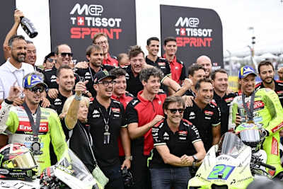 VR46-Party: Morbidelli steuerte Platz 3 im Balaton-Sprint dazu