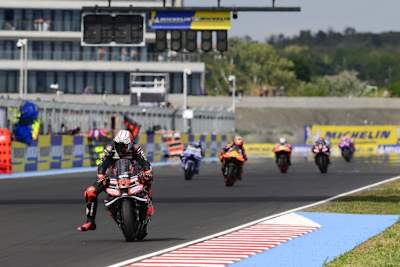 Marco Bezzecchi (Aprilia) landete nach Startplatz 2 als Siebter im Ziel