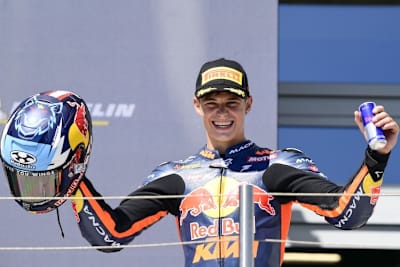 Platz 2 in Ungarn – doch Valentin Perrone (Tech3) hatte den ersten Sieg fest eingeplant