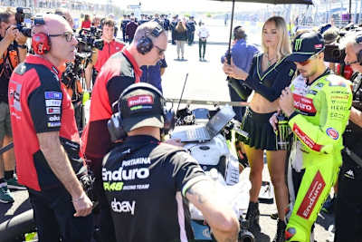 Eine Elektronik-Baustelle in der Startaufstellung kostete Fabio Di Giannantonio die Podest-Chance