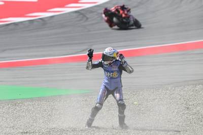 Fassungslos: Alex Marquez verunfallte in Führung liegend