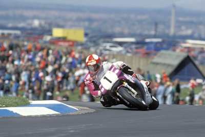 Fred Merkel 1990 in Donington