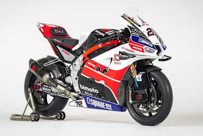 Motul ist auf der Bimota-Verkleidung gleich mehrfach vertreten