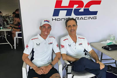 Aleix Espargaro und Romano Albesiano