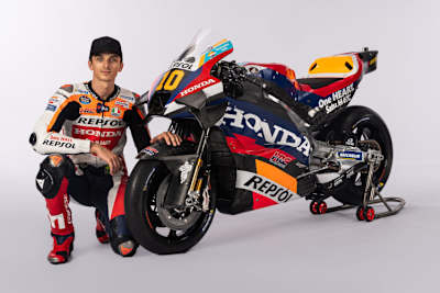 Neuer Look: Luca Marini mit seiner RC213V für die Saison 2024