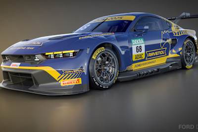 Ford Mustang GT3 im Design vom Haupt Racing Team