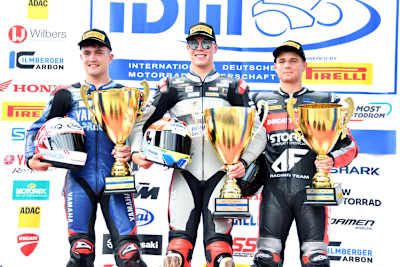 IDM Supersport Lauf 1 in Most: Die Siegerehrung
