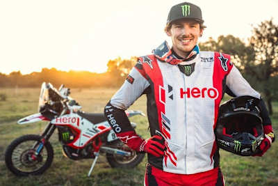 Tobias Ebster gibt bei der Rallye in Südafrika sein Hero-Debüt