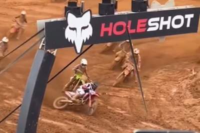 Der Sturz von Tim Gajser hätte schlimm enden können