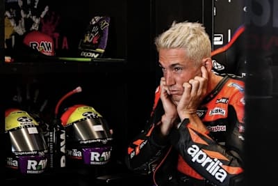 Beim Assen-GP überraschte Espargaró mit blonder Friese