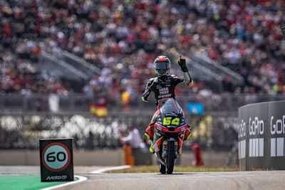 Geschafft: Moto3-GP-Sieger David Munoz