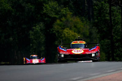 Der Ferrari 499P von Antonio Fuoco, Miguel Molina und Nicklas Nielsen