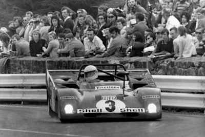 Der Ferrari 312 PB von Arturo Merzario und Brian Redman 1972 in Spa