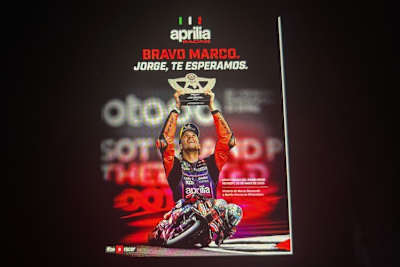 Klare Botschaft: Aprilia erwartet den Weltmeister zurück