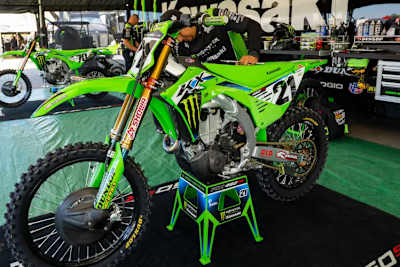Die Werks-Kawasaki von Jason Anderson