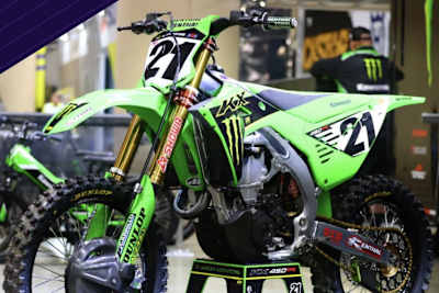 Die Kawasaki von Jason Anderson blieb in Seattle im Fahrerlager stehen