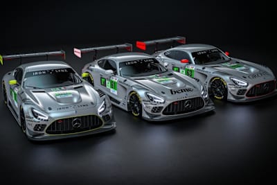 So sollen die drei Mercedes-AMG LMGT3 2025 in Le Mans aussehen