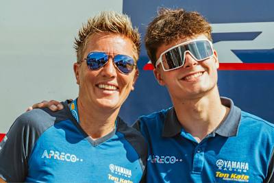 Corine Brandhorst mit Lennox Lehmann (v.li.)