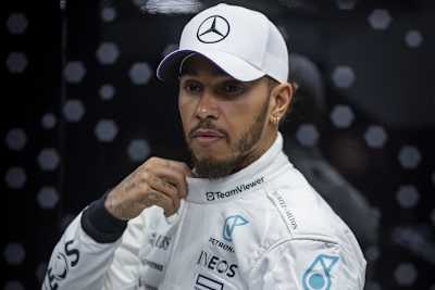 Lewis Hamilton gab sich bei Fragen zum Crash der Spitzenreiter in Spielberg wortkarg und sagte: «Das hat nichts mit mir zu tun»