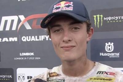 Lucas Coenen gewann das MX2-Qualifikationsrennen