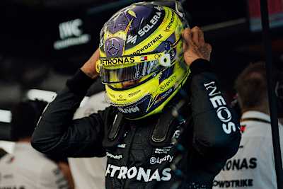 Lewis Hamilton in Singapur