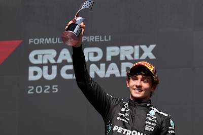 Kimi Antonelli wurde in Montreal Dritter