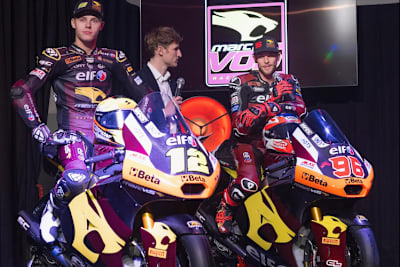 Filip Salac und Jake Dixon bei der offiziellen Teampräsentation