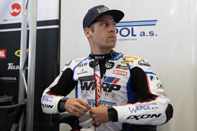 Marcel Schrötter ist nach dem Test sehr zufrieden