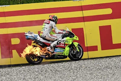 Fabio Di Giannantonio musste seine Ducati abstellen