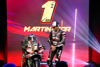 Jorge Martin bei der Enthüllung seines Bikes