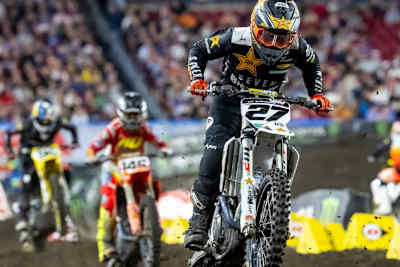 Malcolm Stewart holte in Tampa seinen ersten Sieg in der 450er Klasse