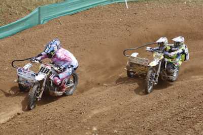 Starke Auftritte: Die Gaststarter Eddie Janecke/Gordon Bothur sind auch in Geisleden für Spitzenplätze gut