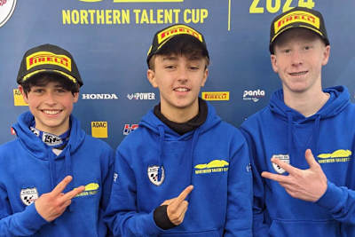 NTC Assen Lauf 1: Thias Wenzel, Antoine Nativi, Jurrien van Crugten (.v.li.)