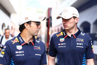 Sergio Pérez hält grosse Stücke auf seinen Teamkollegen Max Verstappen