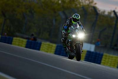 Nico Thöni auf der Kawasaki in Le Mans