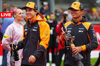 Lando Norris und Oscar Piastri werden den Grand Prix auf dem Circuit de Spa-Francorchamps aus der ersten Startreihe in Angriff nehmen