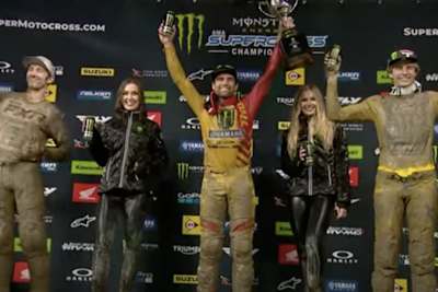 Jordon Smith gewann im Schlamm von San Francisco vor Levi Kitchen und Garrett Marchbanks